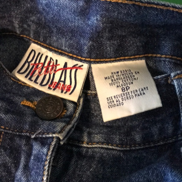 BILL BLASS 8P JEAN SKIRT - Picture 5 of 6